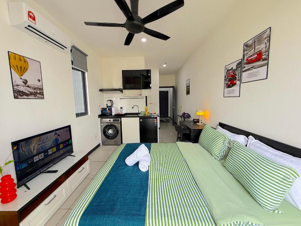Neu Suites By Serenity Homes Near Gleneagles, KLCC & LRT - Appartamento Monolocale Con Un Letto Matrimoniale