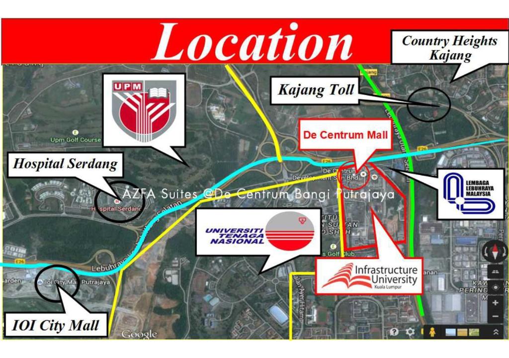 Certifikát, hodnocení, plakát nebo jiný dokument vystavený v ubytování AZFA Suite13 at De Centrum Putrajaya-Bangi