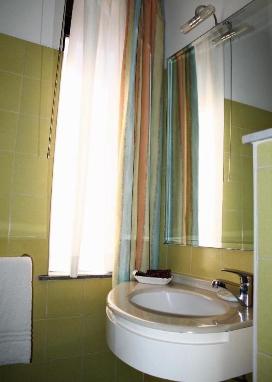 Koupelna v ubytování Hotel Matteotti