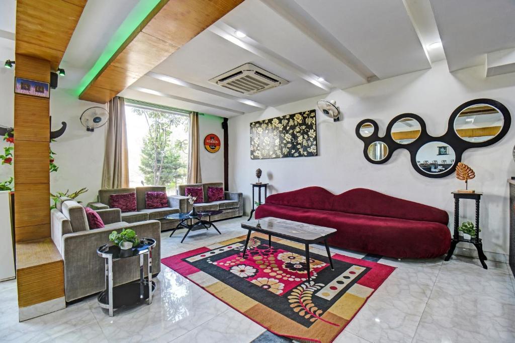 Posezení v ubytování Townhouse Classio Suites