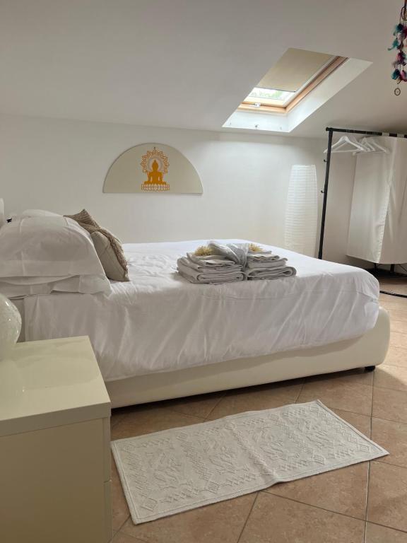 Ένα ή περισσότερα κρεβάτια σε δωμάτιο στο La casita de la Luz