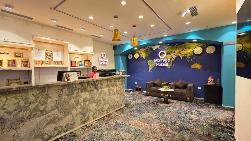 Vstupní hala nebo recepce v ubytování Morvee Hotels Durgapur