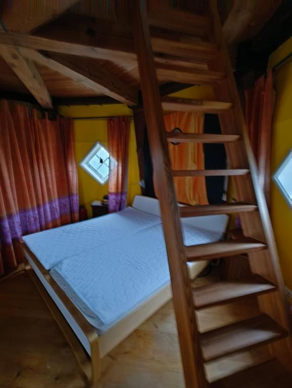 Postel nebo postele na pokoji v ubytování Väderkvarn