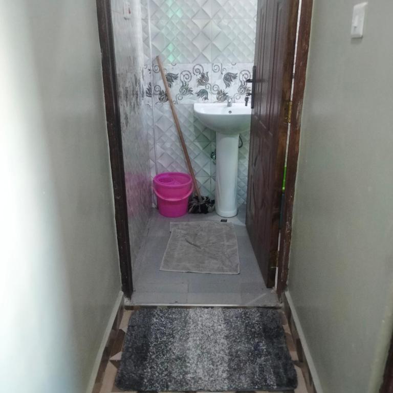 Koupelna v ubytování Likizo bnb