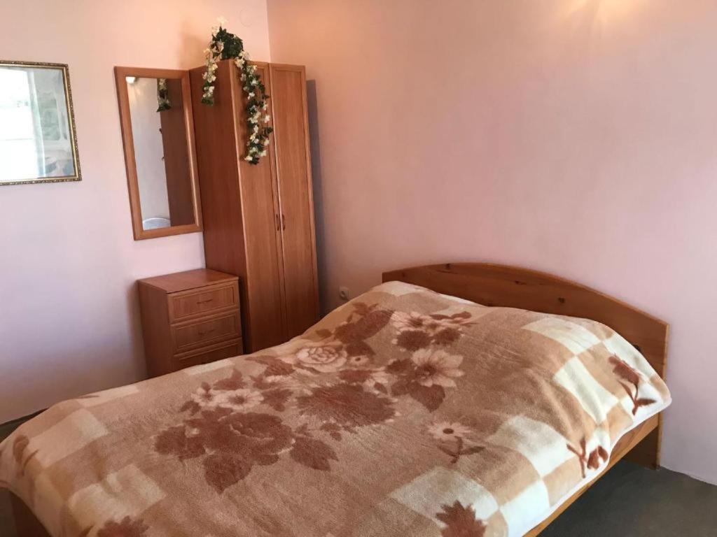 Postel nebo postele na pokoji v ubytování Престиж