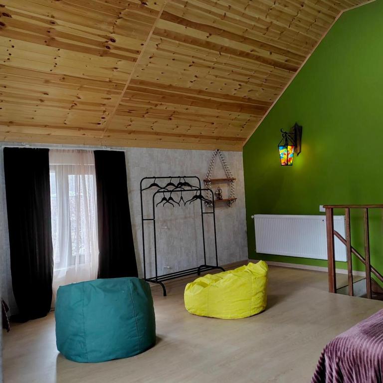 Postel nebo postele na pokoji v ubytování Cottage Shina