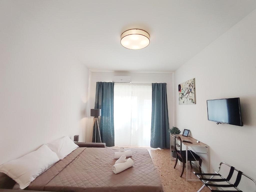 A bed or beds in a room at Rome in Style St Peter