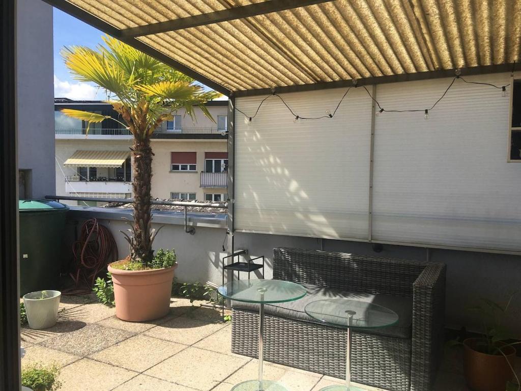 Unique little house on a roof top with a huge terrace close to exhibition square - Resim 23