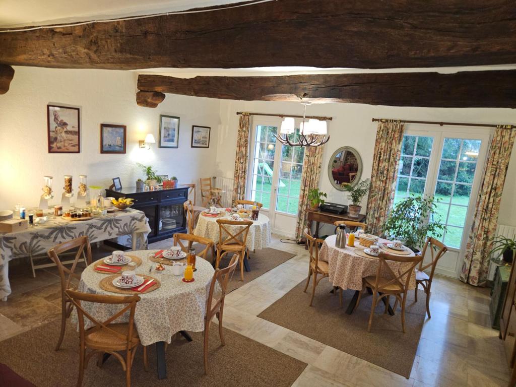 Posezení v ubytování Bed and Breakfast Saultchevreuil, au Mont Saint Michel