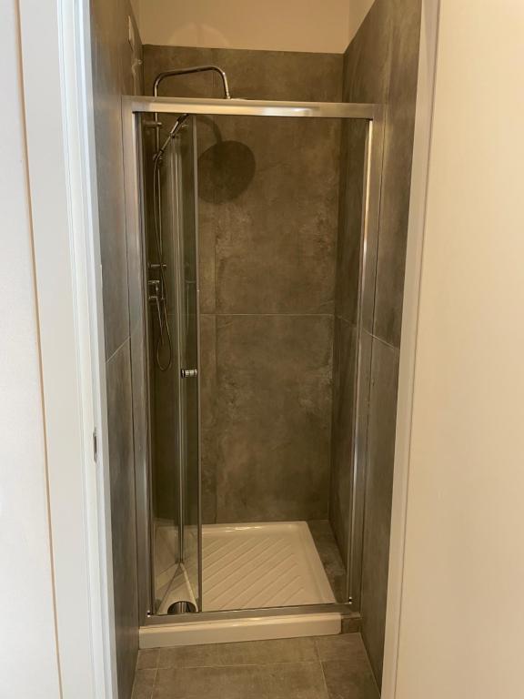 Koupelna v ubytování Hotel Paola