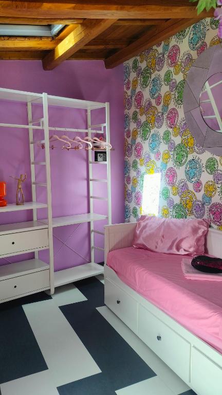 Letto o letti in una camera di Secret Room Anagni