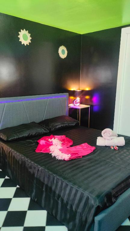 Letto o letti in una camera di Secret Room Anagni