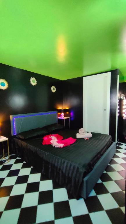Letto o letti in una camera di Secret Room Anagni