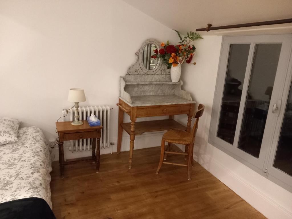 Posezení v ubytování Maison Auctoire