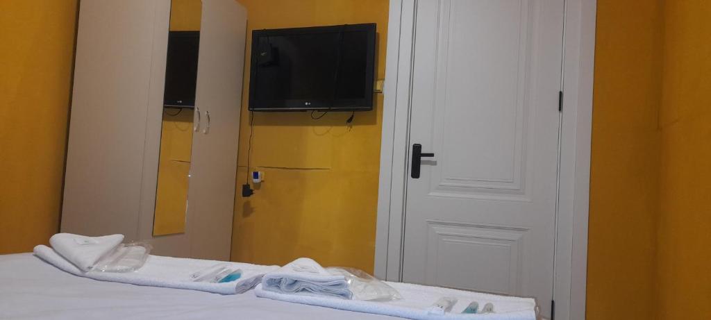 Postel nebo postele na pokoji v ubytování Baku Express Hostel
