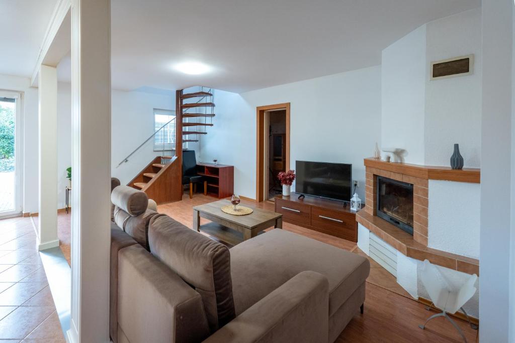 Posezení v ubytování Apartmán Real