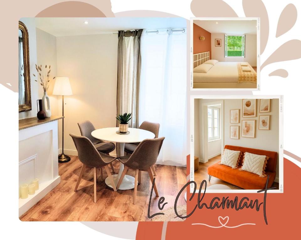 Posezení v ubytování CHARME & VUE IMPRENABLE - Face au Jardin de L'Évêché