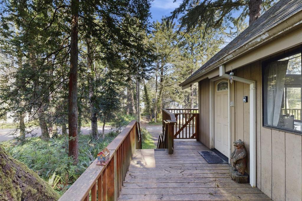 Balkón nebo terasa v ubytování Haystack Hideaway