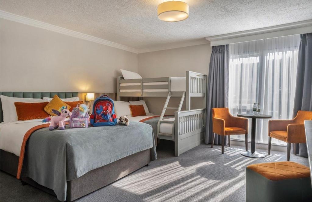 Postelja oz. postelje v sobi nastanitve Greenhills Hotel Limerick