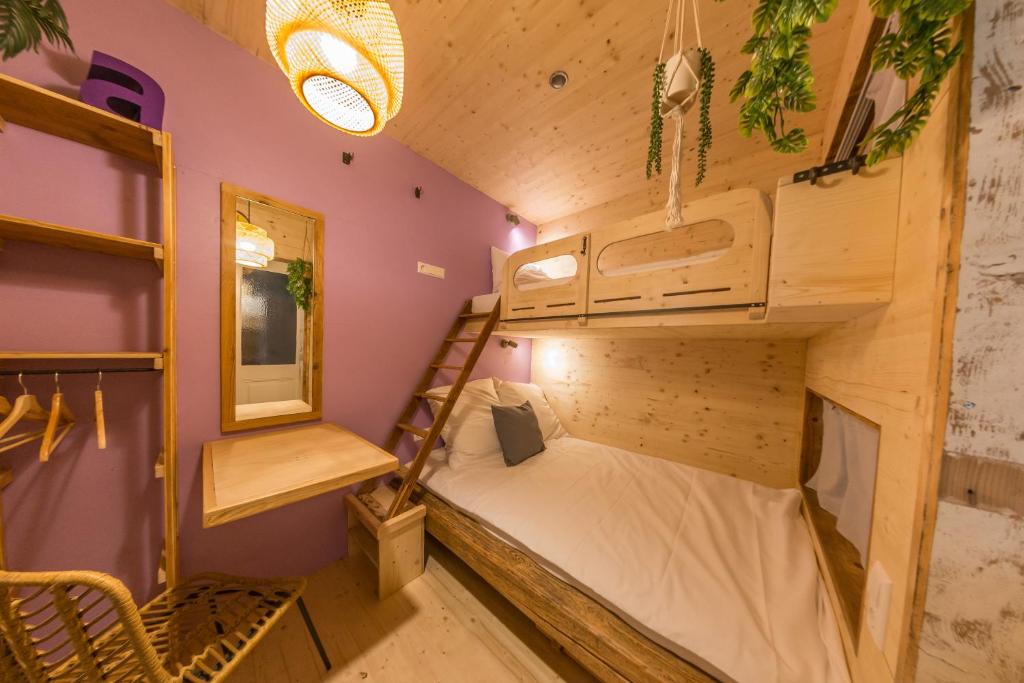 Postel nebo postele na pokoji v ubytování Das Viertel