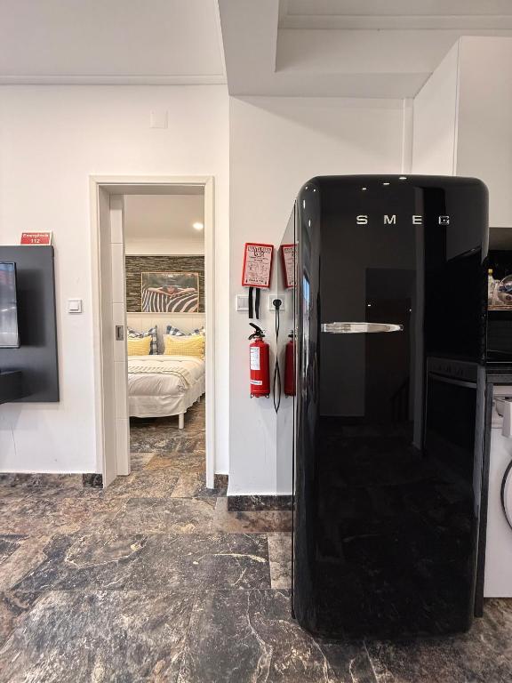 Η κουζίνα ή μικρή κουζίνα στο Luxury apartment in center Cascais