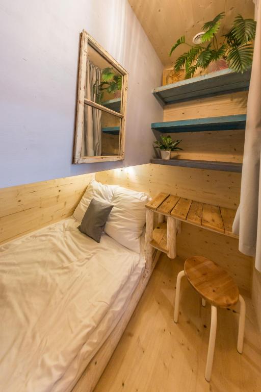 Postel nebo postele na pokoji v ubytování Das Viertel