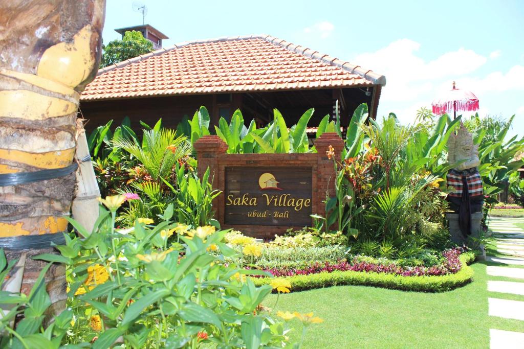 Zahrada ubytování Saka Village Resort Ubud