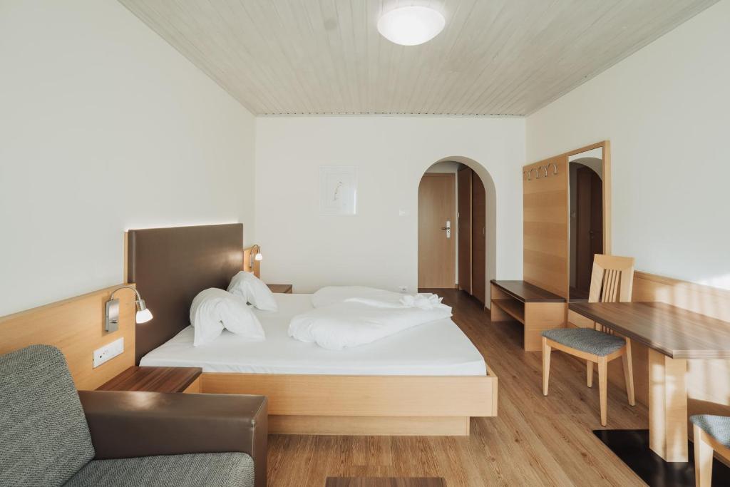 Postel nebo postele na pokoji v ubytování Weihergut