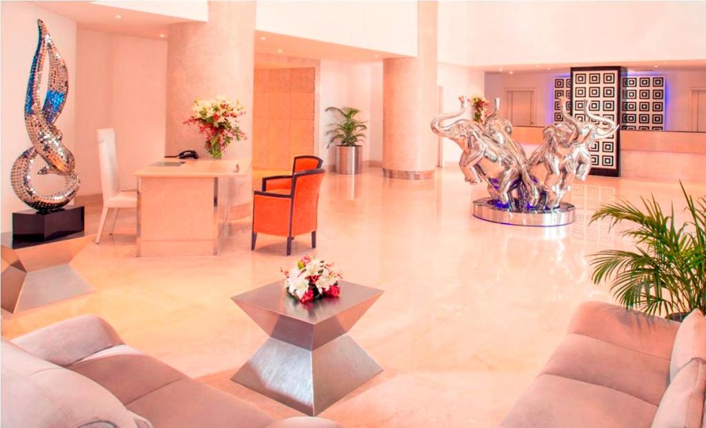 TV a/nebo společenská místnost v ubytování Radisson Blu Kochi