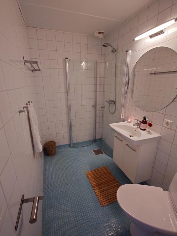 Koupelna v ubytování Ales BnB