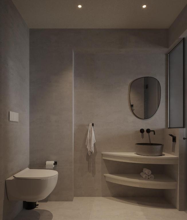 Koupelna v ubytování néreya luxury rooms