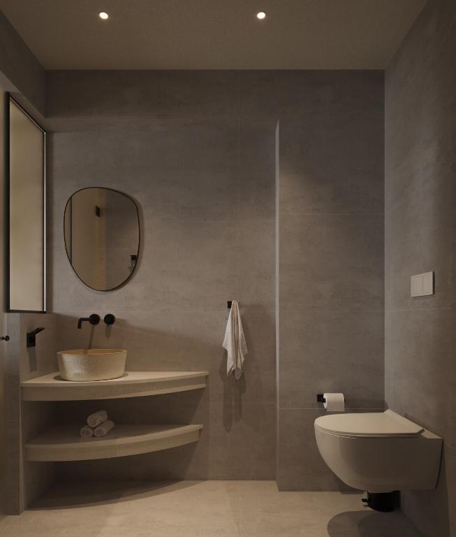 Koupelna v ubytování néreya luxury rooms