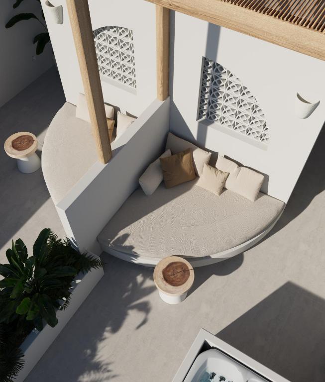 Balkón nebo terasa v ubytování néreya luxury rooms