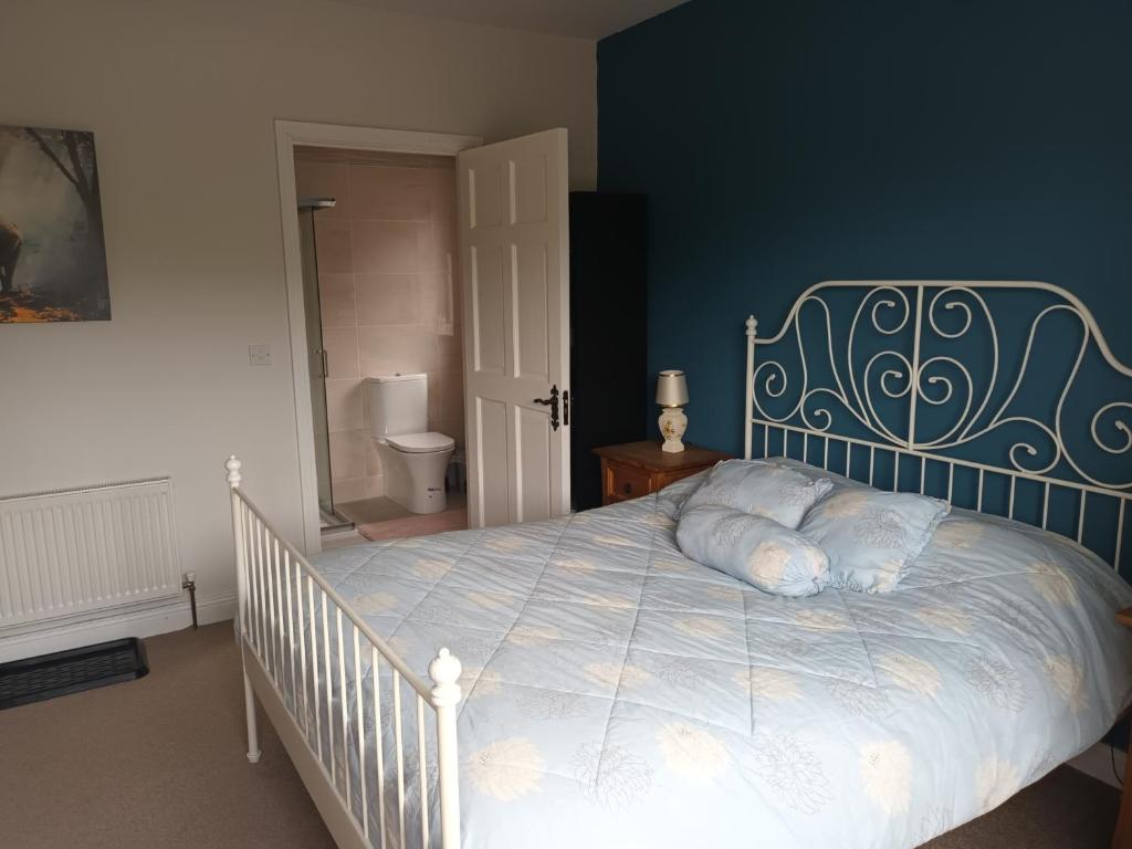 Postel nebo postele na pokoji v ubytování Bungalow in Baltinglass