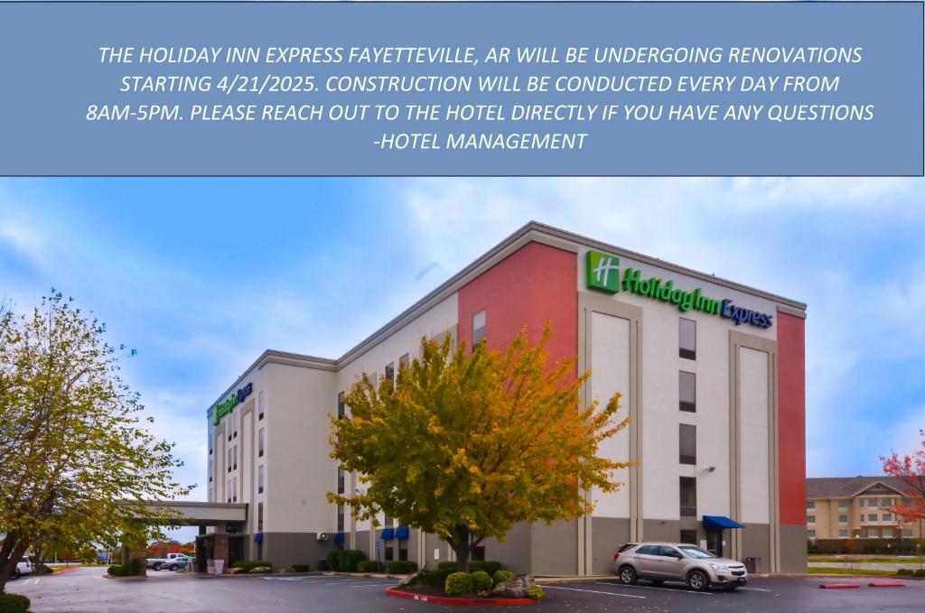 a rendering of the front of a hospital building at Holiday Inn Express & Suites Fayetteville University of Arkansas Area by IHG in Fayetteville