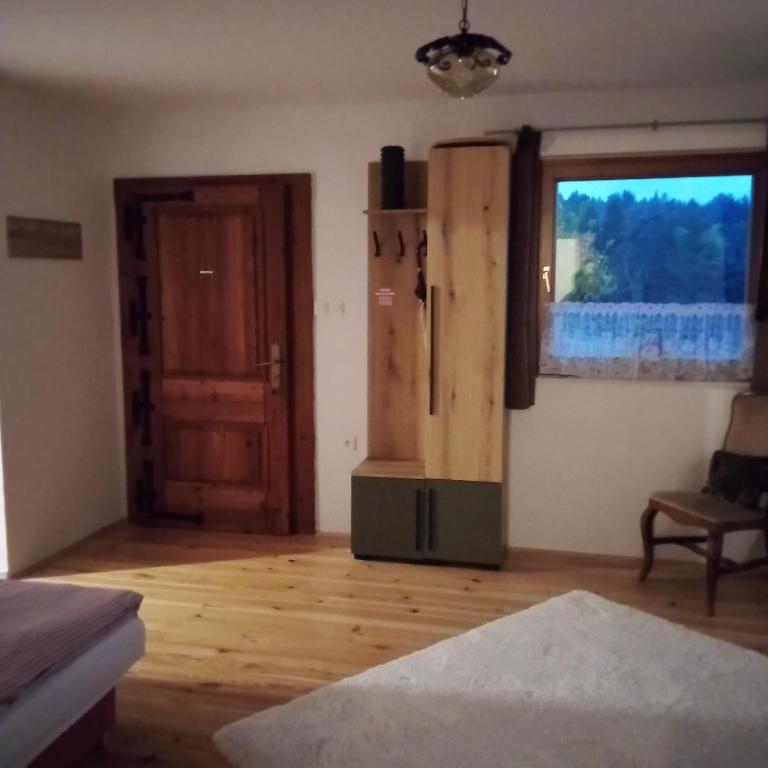 Postel nebo postele na pokoji v ubytování Apartmaji BORŠTNER