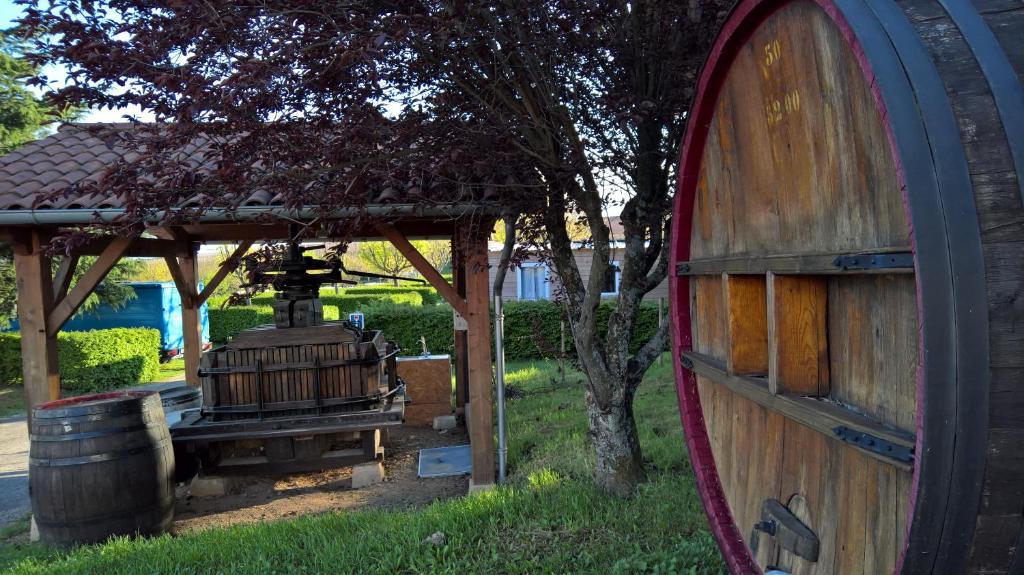 Zahrada ubytování Camping La Grappe Fleurie