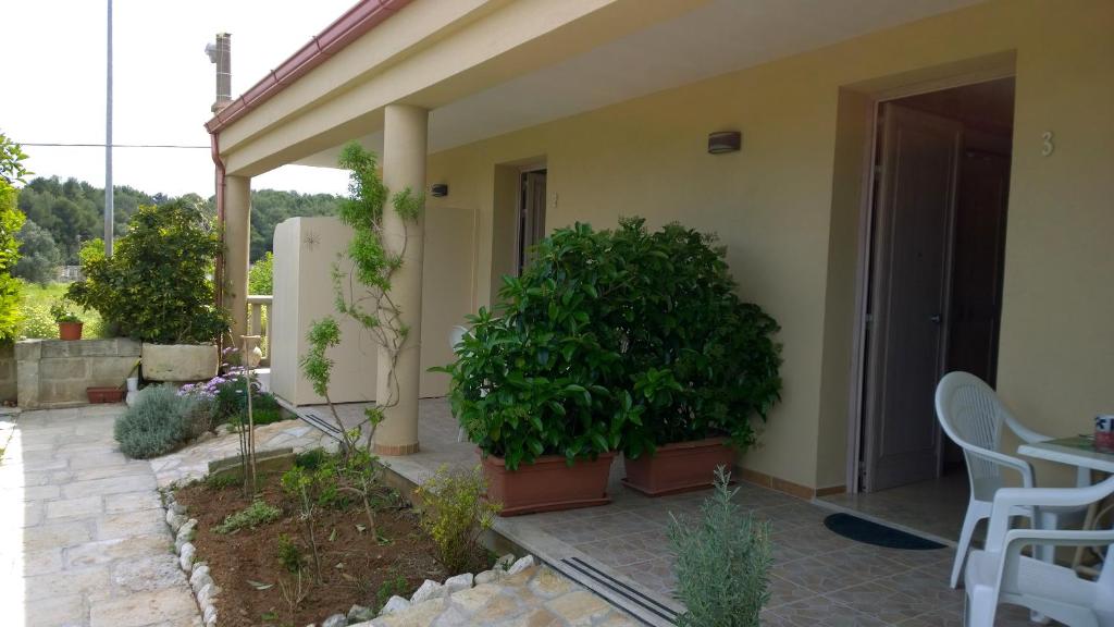 Zahrada ubytování B&B Borgo Minerva
