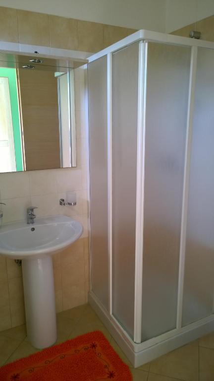 Koupelna v ubytování B&B Borgo Minerva