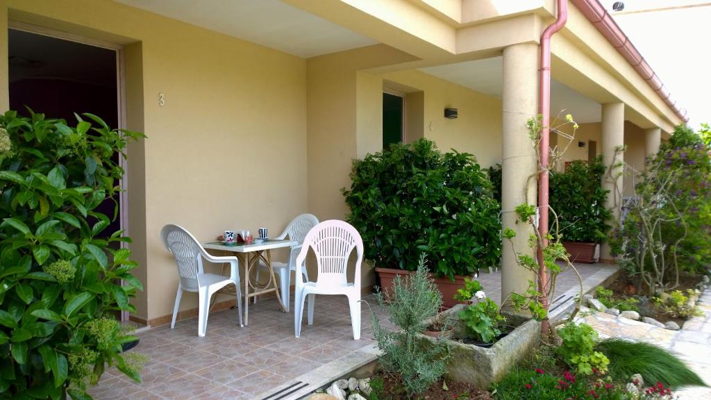 Zahrada ubytování B&B Borgo Minerva