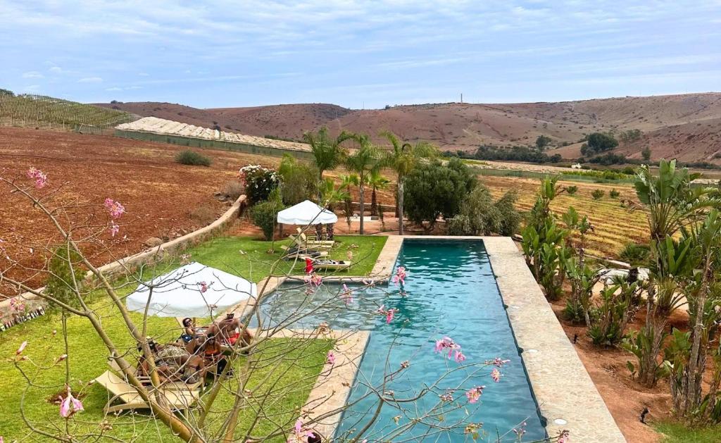 Bazén v ubytování Kasbah Oum Rabia nebo v jeho okolí