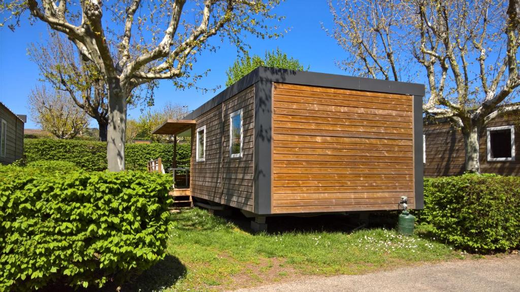 Zahrada ubytování Camping La Grappe Fleurie