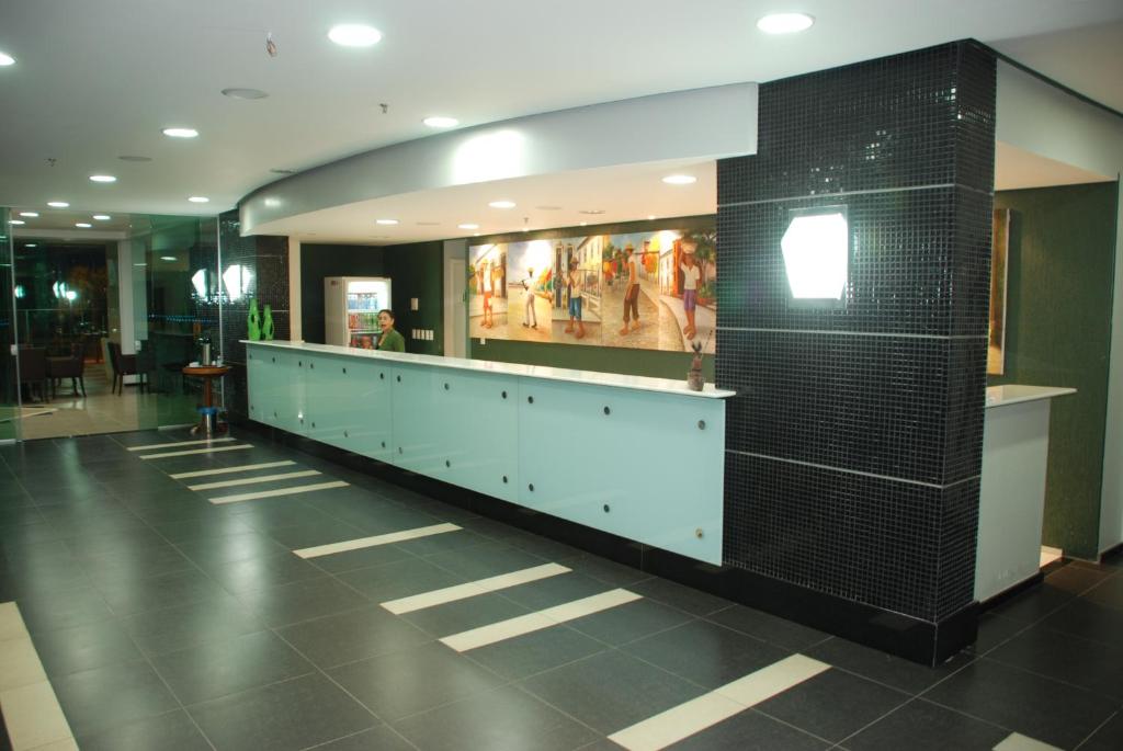 
The lobby or reception area at Veleiros Mar Hotel
