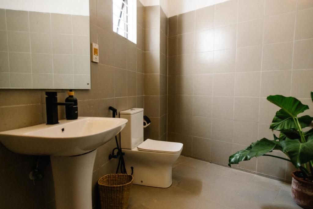 Koupelna v ubytování Alma Boutique Hostel - Colombo