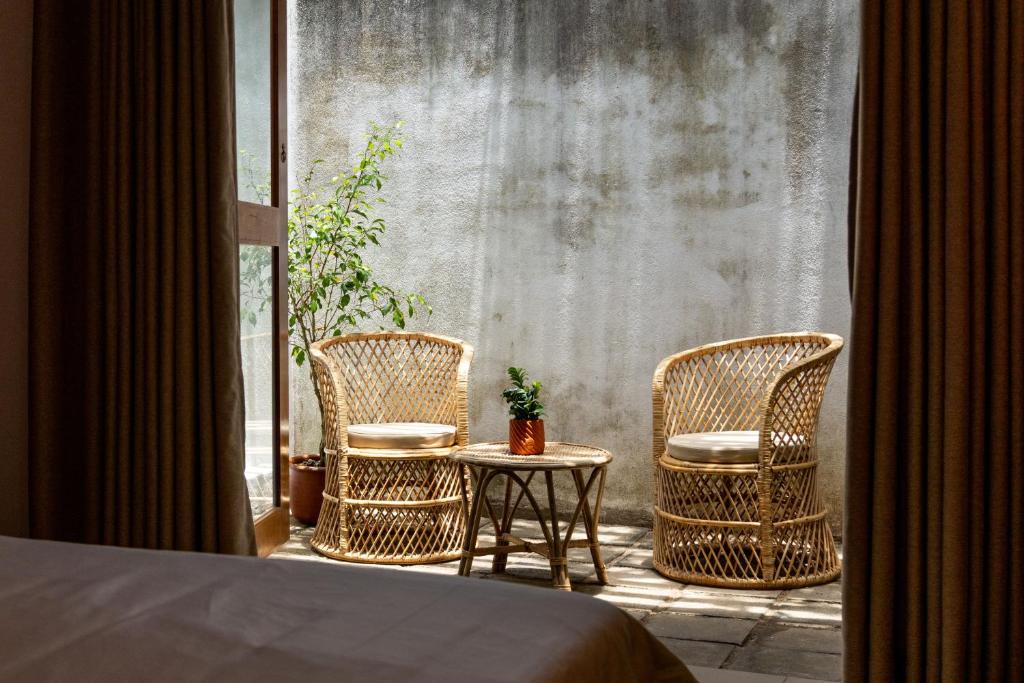 Posezení v ubytování Alma Boutique Hostel - Colombo