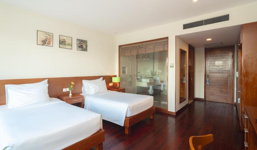 Phòng Deluxe 2 Giường Đơn Nhìn Ra Biển