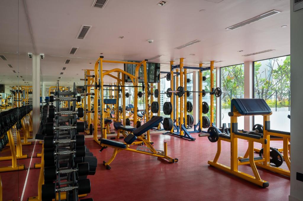 Fitness centrum a/nebo fitness zařízení v ubytování Granbell Hotel Colombo