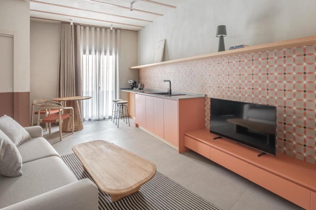Kuchyň nebo kuchyňský kout v ubytování Locanda Expanificio