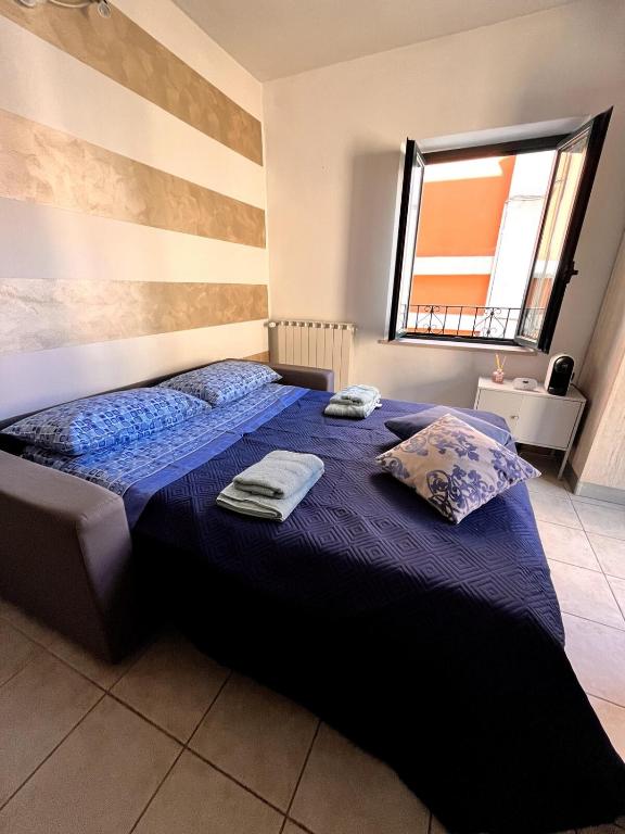 Letto o letti in una camera di Il rifugio urbano