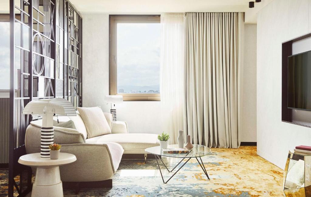 Posedenie v ubytovaní Grand Hyatt Barcelona